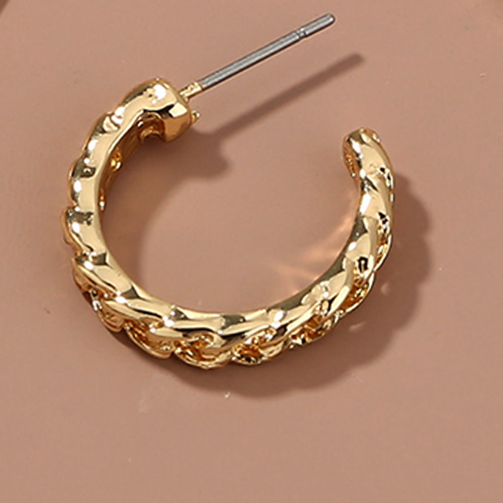 Classic Earring Set Combination Heart Shaped Round Stud Earrings Brooch Diamond Earrings