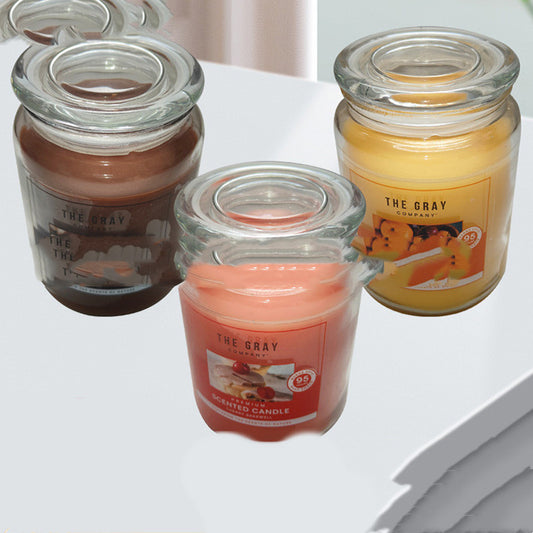 Glass Jar Aromatherapy Candle Living Room Decoration