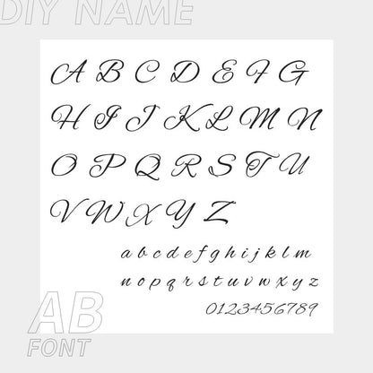 Stainless Steel English Name Necklace, Personalized DIY Fashion Necklace