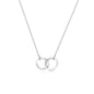 Stainless Steel O-chain Circular Engraved Necklace Simple And Versatile