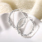 Earings Women For Gold Round Pearl Set