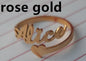 Adjustable Custom Name Stainless Steel Custom Ring