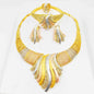 Four-piece bracelet ring earrings