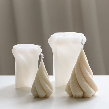 Cream Tower Shape DIY Candle Mold