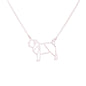 European And American Jewelry Creative Fashion Cute Dog Hollow Necklace Pendant