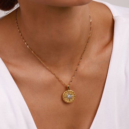 Parker Gold Star Pendant Necklace
