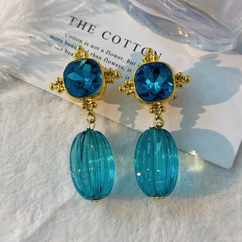 Real Gold Matte Gold Chinese Style Earrings