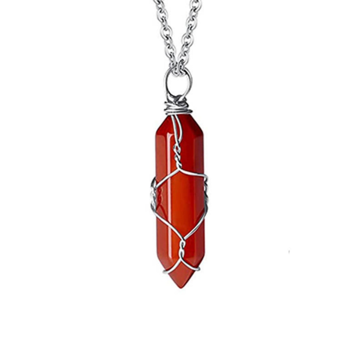 Moonlight Stone Threaded Pendant Set