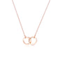Stainless Steel O-chain Circular Engraved Necklace Simple And Versatile