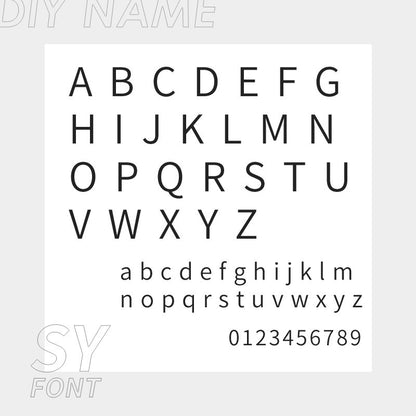 Stainless Steel English Name Necklace, Personalized DIY Fashion Necklace